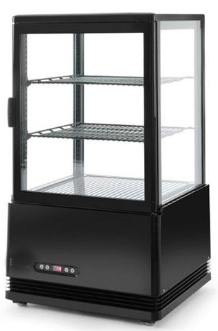 Холодильна вітрина FROSTY FL-58, чорна