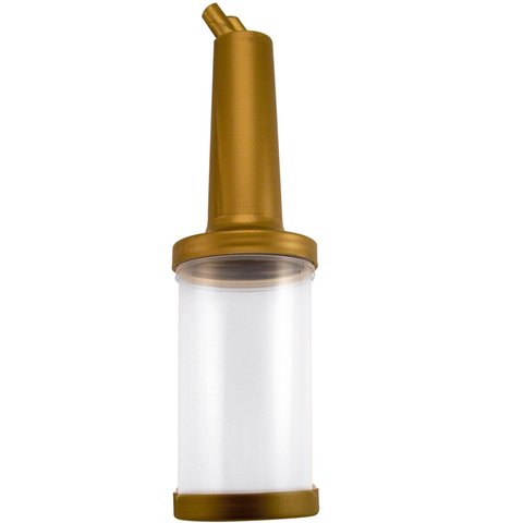 PM01MG Пляшка з гейзером 1 л прозора (золота кришка)
