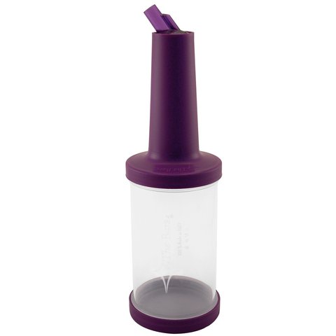 PM01P Пляшка з гейзером 1 л прозора (фіолетова кришка)