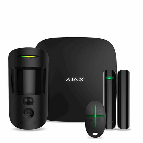 Комплект охоронної сигналізації Ajax StarterKit Cam Plus Black + Безкоштовна доставка