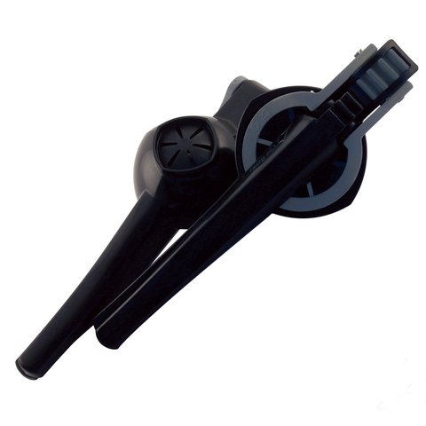 B018B Видавлювач для цитрусових чорний 250 мм, d 85 мм, пластик