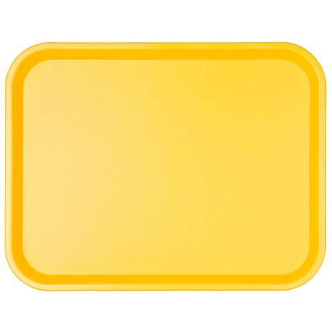 594182 Таця прямокутна жовта 45,6х35,6 см